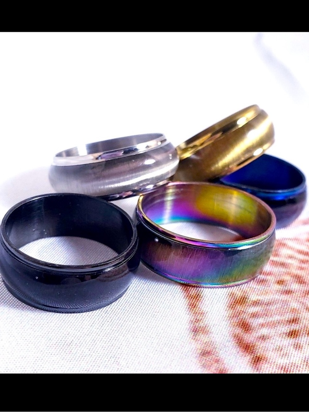 RESELLERS KIT ! Stainless Steel Band Rings Unisex NWT